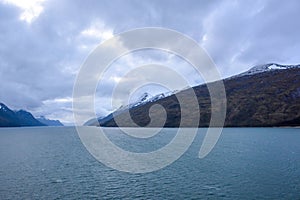 Glacier Italia in Tierra del Fuego, Chile photo