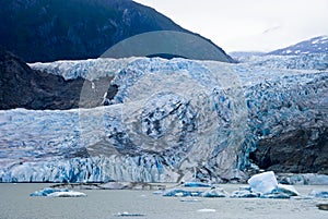 Glacier in Juneau Alaska