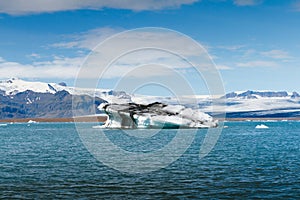 Glacier Lagoon in east Iceland