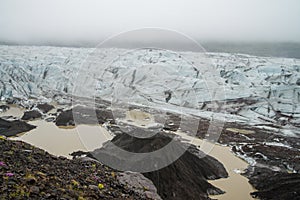 Glacier lagoon near Skaftafell