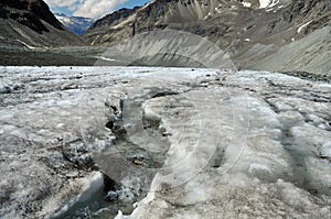 Glacier melting