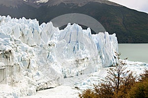 Glacier Moreno in Terra del Fuego Argentina