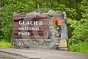 Glacier N.P. Entrance Sign