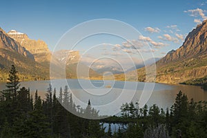 Glacier National Park, Montana, Wild Goose Island at Saint Mary Lake