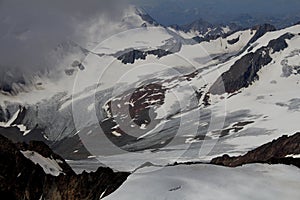 Glacier in Otztal alps, Austria