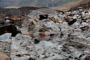 Glacier in Otztal alps, Austria