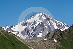 Glacier Peak from southern ridge, Glacier Peak Wilderness