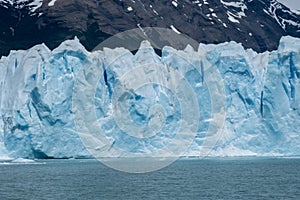 Glacier Perito Moreno. Beautiful landscape in Los Glaciares National Park, El Calafate,