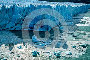 Glacier Perrito Moreno in Patagonia, Los Glaciares National Park , Argentina