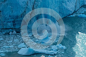 Glacier Perrito Moreno in Patagonia, Los Glaciares National Park , Argentina