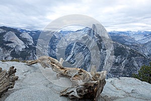 Glacier Point Lookout - Wide angle view