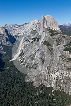 Glacier Point in Yosemite National Park, California, USA.