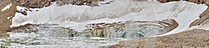 Glacier and Pond at Mount Edith Cavell