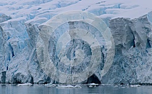 Glacier`s edge - Antarctica
