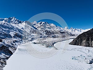 Glacier scenery of laigu