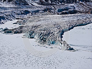 Glacier scenery of laigu