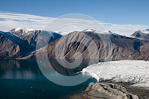 Glacier - Scoresby Sound - Greenland photo