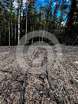 Glacier Scrape Lines