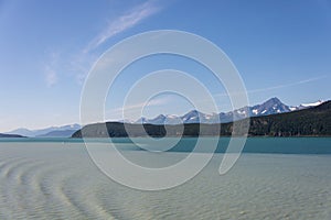 Glacier sediment in Alaska