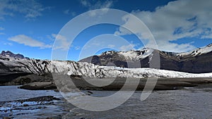 Glacier at Skaftafell in Iceland