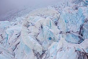 Glacier in Skaftafell, Iceland.