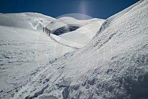 Glacier ski tour