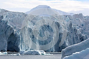 Glacier on Stonington Island Antarctica, Antarctic Peninsula