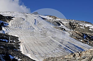 Glacier in summer