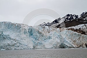 Glacier in the svalbard