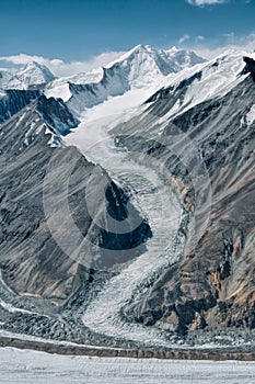 Glacier in Tajikistan