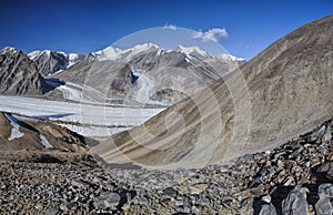 Glacier in Tajikistan