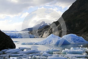 Glacier in Torres del Paine