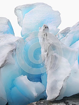 White Blue Nature Glacier Background