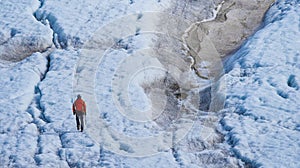 Glacier Trekking, Nordenskiöld Glacier, Arctic
