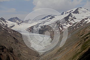 Glacier valley, otztal alps, austria