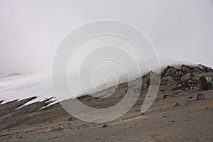 Glacier Volcano Nevado del Ruiz, in Los Nevados National Natural Park photo