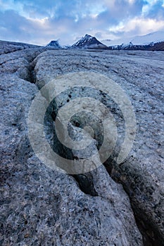 Glacier walk in VatnajÃ¶kull glacier Iceland