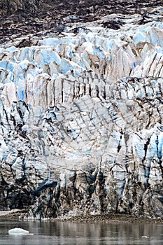 Glacier wall details. photo