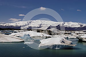 Glacierlagoon in iceland