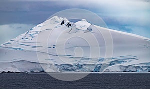 Glaciers in the antarctic peninsula