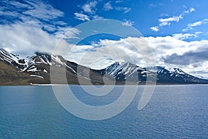 Glaciers in the arctic ocean