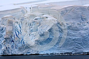 Antarctica, huge glacier, Antarctic Peninsula photo