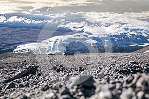 Glaciers on Mount Kilimanjaro, Tanzania