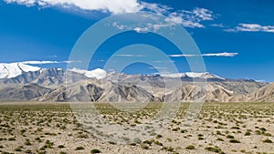 Glaciers in Mountain altun tagh