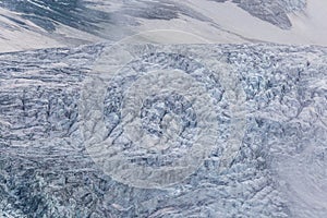 Glaciers and mountain landscape