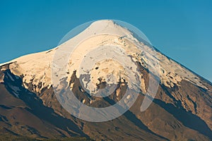 Glaciers at the summit of Osorno Volcano photo