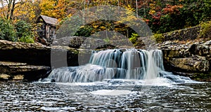 The Glade Creek Grist Mill Above Glade Falls