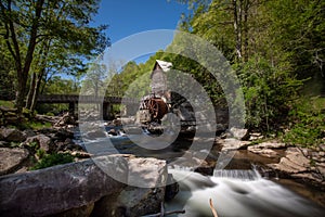 Glade Creek Grist Mill in Babcock State Park West Virginai