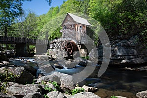 Glade Creek Grist Mill in Babcock State Park West Virginai