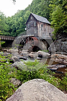 Glade Creek Grist Mill at Babcock State Park, West Virginia